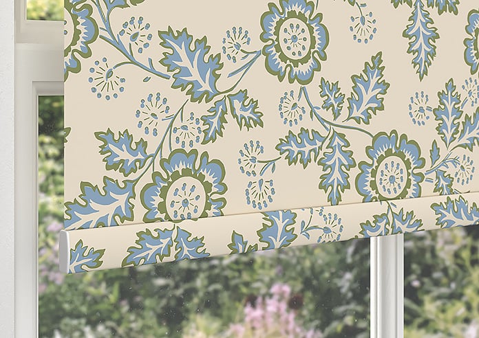 Land & Shore River (Blackout), Green - Twist&Fit Roller Blind - Image 4
